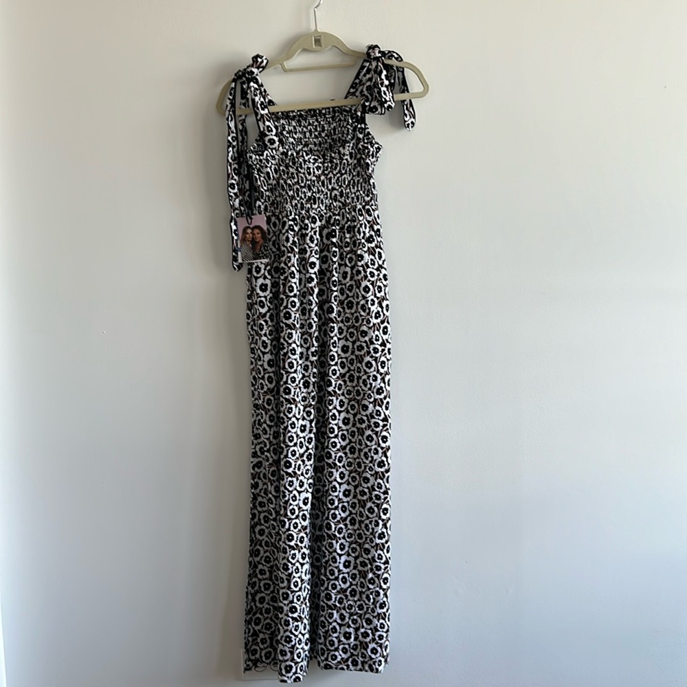 Dvf for target poppy flower smocked sundress tie strap . Size xs